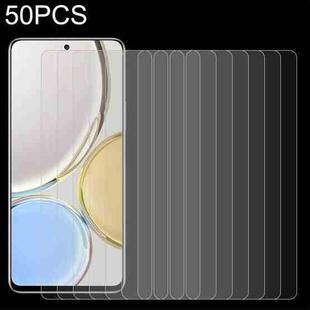 For Honor X9 50 PCS 0.26mm 9H 2.5D Tempered Glass Film