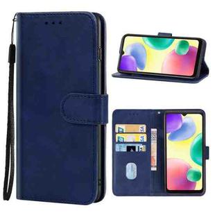 Leather Phone Case For Xiaomi Redmi 10A(Blue)