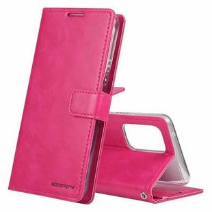 For Samsung Galaxy A53 5G GOOSPERY BLUE MOON Crazy Horse Texture Leather Phone Case(Rose Red)