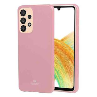 For Samsung Galaxy A33 5G GOOSPERY PEARL JELLY Shockproof TPU Phone Case(Pink)