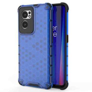 For OnePlus Nord CE 2 5G Shockproof Honeycomb PC + TPU Phone Case(Blue)