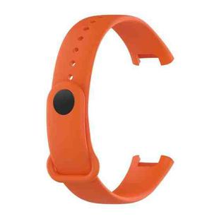 For Xiaomi Redmi Band Pro Solid Color Silicone Watch Band(Orange)