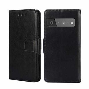 For Google Pixel 6 Pro Crystal Texture Leather Phone Case(Black)