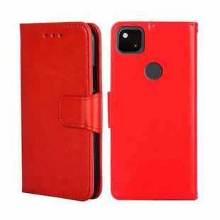 For Google Pixel 5 Crystal Texture Leather Phone Case(Red)