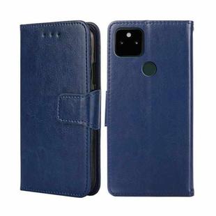 For Google Pixel 5A Crystal Texture Leather Phone Case(Royal Blue)