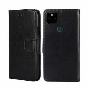 For Google Pixel 5A Crystal Texture Leather Phone Case(Black)