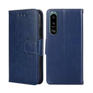 For Sony Xperia 5 III Crystal Texture Leather Phone Case(Royal Blue)