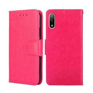 For Sony Xperia ACE II Crystal Texture Leather Phone Case(Rose Red)