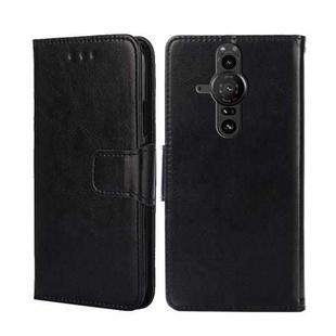 For Sony Xperia Pro-I Crystal Texture Leather Phone Case(Black)