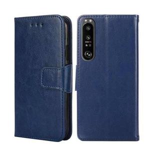 For Sony Xperia 1 III Crystal Texture Leather Phone Case(Royal Blue)