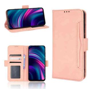 For BLU G51 Plus Skin Feel Calf Pattern Leather Phone Case(Pink)