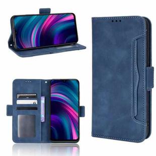For BLU G51 Plus Skin Feel Calf Pattern Leather Phone Case(Blue)