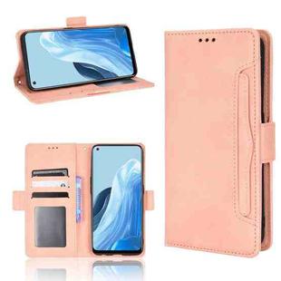 For OPPO Reno7 5G / Find X5 Lite Skin Feel Calf Pattern Leather Phone Case(Pink)