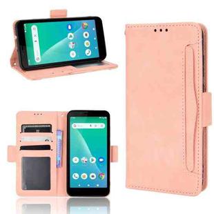 For Schok Volt SV55 / SV55216 Skin Feel Calf Pattern Leather Phone Case(Pink)