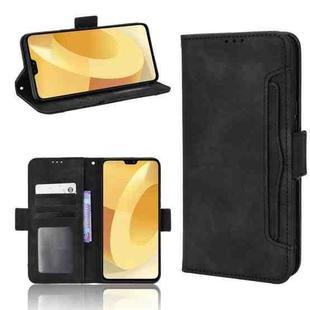 For vivo S12 / V23 5G Skin Feel Calf Pattern Leather Phone Case(Black)