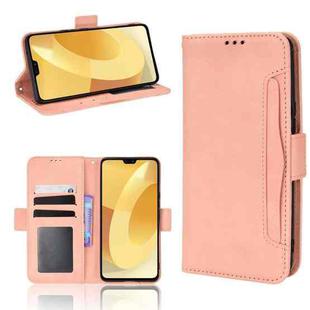 For vivo S12 / V23 5G Skin Feel Calf Pattern Leather Phone Case(Pink)