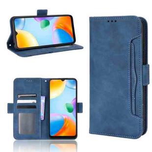 For Xiaomi Redmi 10C Skin Feel Calf Pattern Leather Phone Case(Blue)