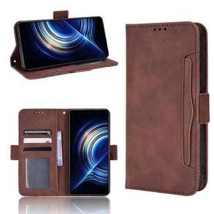 For Xiaomi Redmi K50 / K50 Pro Skin Feel Calf Pattern Leather Phone Case(Brown)