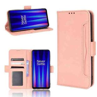 For OnePlus Nord CE 2 5G Skin Feel Calf Pattern Leather Phone Case(Pink)