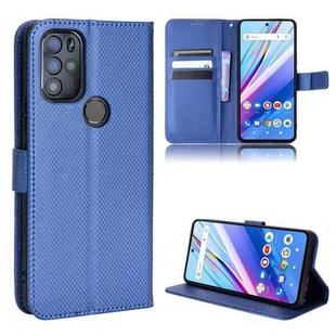 For BLU G91 Pro Diamond Texture Leather Phone Case(Blue)
