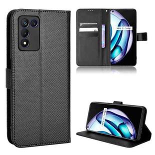 For OPPO Realme Q3T / Q3S Diamond Texture Leather Phone Case(Black)