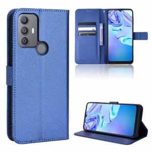 For TCL 30 SE / 30 E / 306 / Sharp Aquos V6 Diamond Texture Leather Phone Case(Blue)