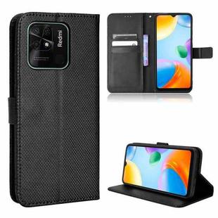 For Xiaomi Redmi 10C Diamond Texture Leather Phone Case(Black)