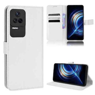 For Xiaomi Redmi K50 / K50 Pro Diamond Texture Leather Phone Case(White)