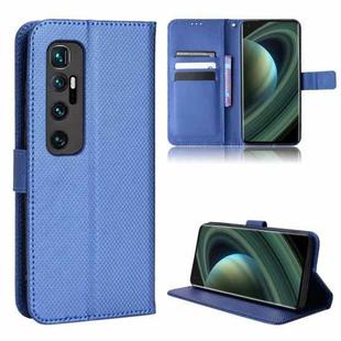 For Xiaomi Mi 10 Ultra Diamond Texture Leather Phone Case(Blue)