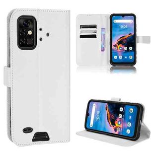 For UMIDIGI Bison Pro Diamond Texture Leather Phone Case(White)