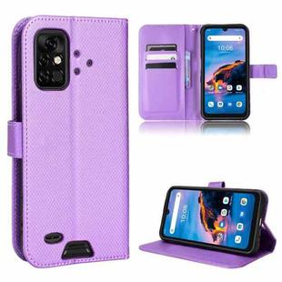 For UMIDIGI Bison Pro Diamond Texture Leather Phone Case(Purple)