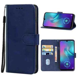 Leather Phone Case For TECNO Camon 12 Pro(Blue)