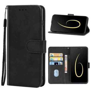 Leather Phone Case For Infinix Note 6(Black)