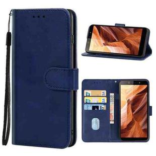 Leather Phone Case For Itel A44(Blue)