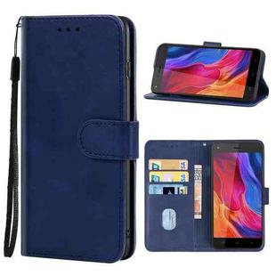 Leather Phone Case For Infinix Hot 4(Blue)