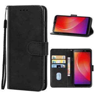 Leather Phone Case For Infinix Smart 2(Black)