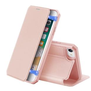 DUX DUCIS Skin X Series Leather Case For iPhone SE 2022 / SE 2020 & 8 & 7 (Pink)