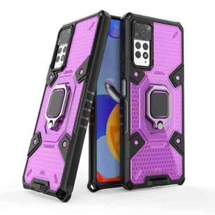For Xiaomi Redmi Note 11 Pro 5G / 4G Global Space PC+TPU Shockproof Phone Case with Ring Holder(Purple)