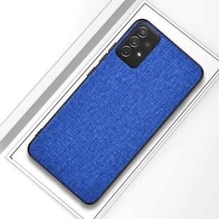 For Samsung Galaxy A13 4G Shockproof Cloth Protective Phone Case(Aqua Blue)