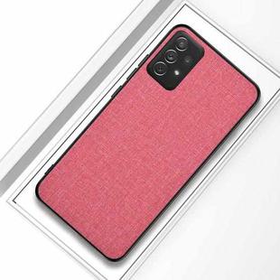 For Samsung Galaxy A23 4G Shockproof Cloth Protective Phone Case(Pink)