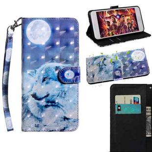 For Nokia G21 / G11 3D Painting Pattern Coloured Drawing Leather Phone Case(Wolf)