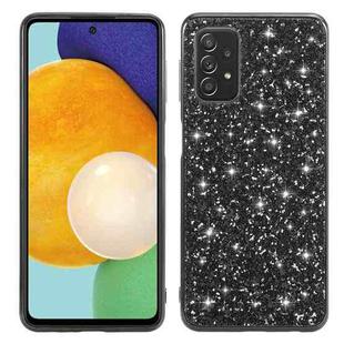 For Samsung Galaxy A13 4G Glitter Powder Shockproof TPU Phone Case(Black)