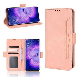 For OPPO Find X5 Skin Feel Calf Pattern Leather Phone Case(Pink)