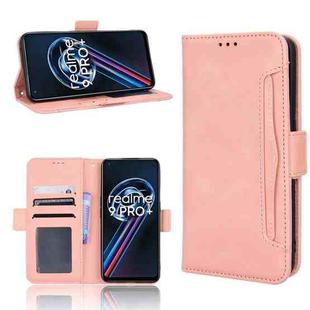 For OPPO Realme 9 Pro Skin Feel Calf Pattern Leather Phone Case(Pink)