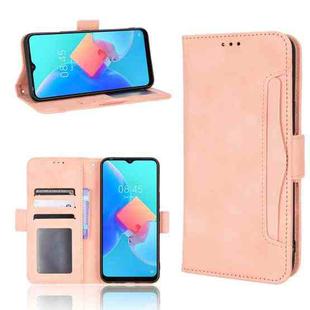 For TECNO Spark Go 2022 / Spark 8C Skin Feel Calf Pattern Leather Phone Case(Pink)