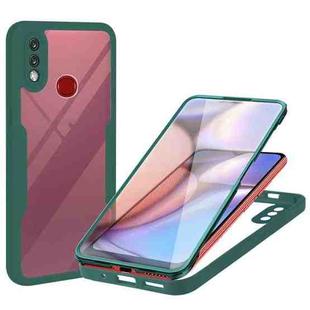 For Samsung Galaxy A10s Acrylic + TPU 360 Degrees Full Coverage Shockproof Phone Case(Green)