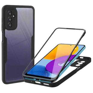 For Samsung Galaxy M52 5G Acrylic + TPU 360 Degrees Full Coverage Shockproof Phone Case(Black)