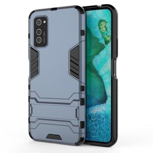 For Huawei Honor V30 Pro Shockproof PC + TPU Protective Case with Invisible Holder(Navy Blue)