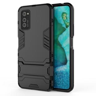 For Huawei Honor V30 Pro Shockproof PC + TPU Protective Case with Invisible Holder(Black)