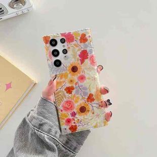 For Samsung Galaxy S22+ 5G Shell Pattern Flower TPU Phone Case(Sun Flower)